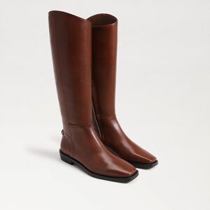 Sam Edelman Cesar Riding Boot- Burnt Brandy Leather